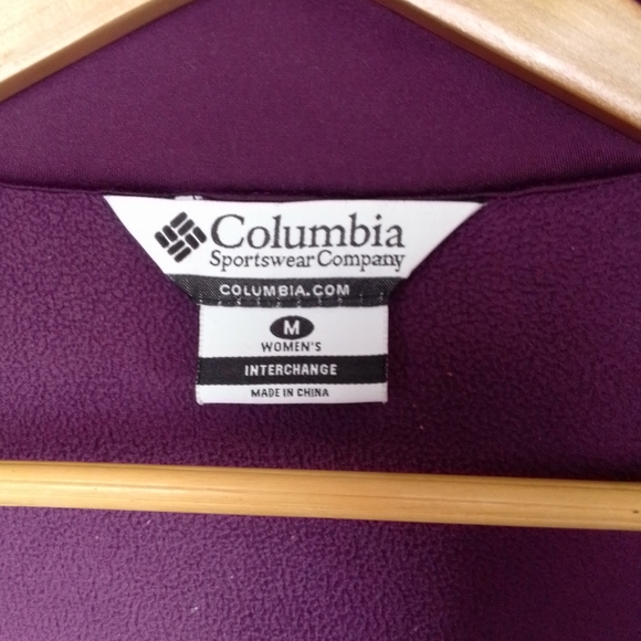 Columbia bugaboo interchange Fleece jacket only 01218 purple medium - Picture 4 of 9